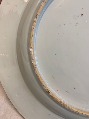 Two Chinese blue and white dishes and a plate, Yongzheng and later — foto 20