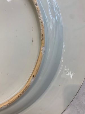 Two Chinese blue and white dishes and a plate, Yongzheng and later — foto 21