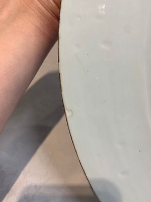 Two Chinese blue and white dishes and a plate, Yongzheng and later — foto 23