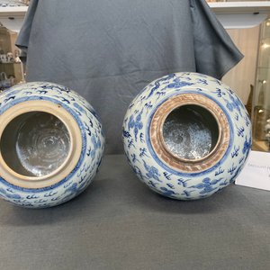 Two Chinese blue and white 'dragon and phoenix' jars, Yongzheng — photo 18