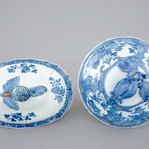 Two Chinese blue and white export porcelain tureens, Qianlong, 18th C. — photo 8