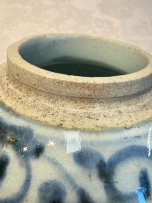 Two Chinese blue and white jars, Ming, and a Japanese blue and white vase, possibly Edo, 18th C. — foto 11