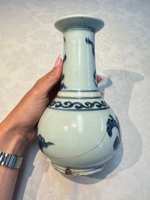 Two Chinese blue and white jars, Ming, and a Japanese blue and white vase, possibly Edo, 18th C. — foto 20