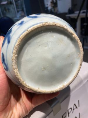 Two Chinese blue and white jars, Wanli — 照片 13