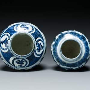 Two Chinese blue and white jars, Wanli — 照片 7