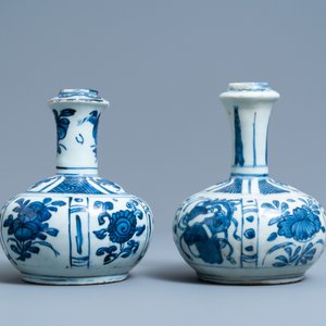 Two Chinese blue and white kendi, Wanli — 照片 5