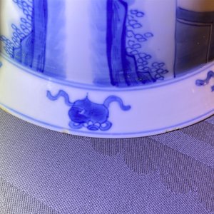 Two Chinese blue and white klapmuts bowls, Kangxi — 照片 10