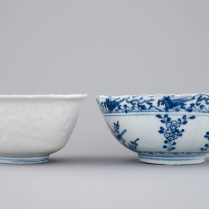 Two Chinese blue and white "kraak" porcelain bowls, Ming, Wanli — photo 4
