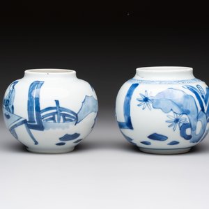 Two Chinese blue and white 'Long Eliza' jarlets, Kangxi — 照片 2