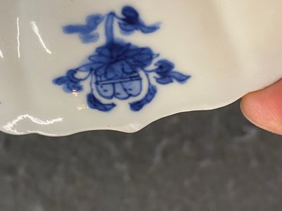 Two Chinese blue and white plates, Kangxi mark and of the period — photo 10