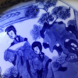 Two Chinese blue and white plates with Chenghua marks, Kangxi — photo 7
