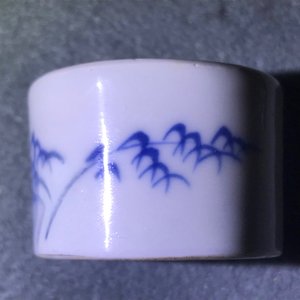 Two Chinese blue and white square tea caddies and covers, Kangxi — 照片 19