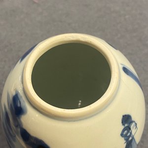 Two Chinese blue and white tea caddies and covers, Kangxi — 照片 10