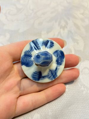 Two Chinese blue and white teapots and covers depicting goldfish and 'Wu Lao Guan Taiji 五老觀太極', Daoguang mark, 19th C. — photo 19