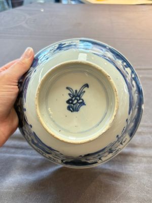 Two Chinese blue and white vases after Venetian glass models and a 'horses' bowl, Kangxi — 照片 6
