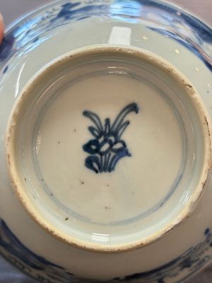 Two Chinese blue and white vases after Venetian glass models and a 'horses' bowl, Kangxi — 照片 7