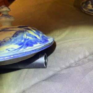 Two Chinese blue and white vases and covers, Wanli — 照片 18