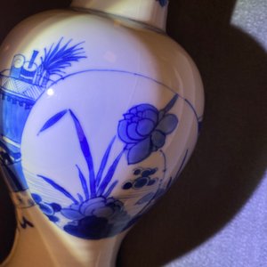 Two Chinese blue and white vases, Kangxi — 照片 22