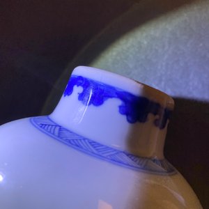 Two Chinese blue and white vases, Kangxi — 照片 23