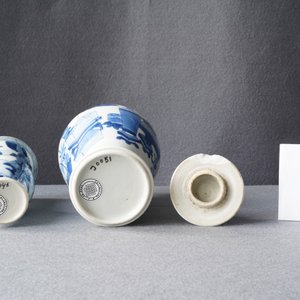 Two Chinese blue and white vases, Kangxi — 照片 10