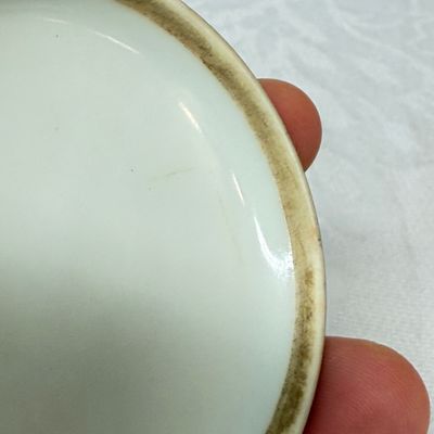 Two Chinese blue and white Wang Bu-style seal paste boxes and covers — photo 4