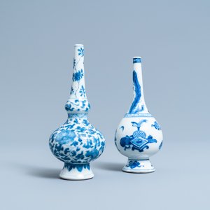 Two Chinese blue and white water sprinklers, Kangxi — photo 1