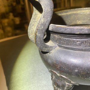 Two Chinese bronze censers, Qing — 照片 20