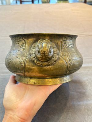Two Chinese bronze censers, Xuande marks, 19th C. — 照片 2