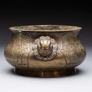 Two Chinese bronze censers, Xuande marks, 19th C. — 照片 5