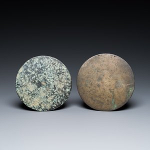 Two Chinese bronze mirrors, Tang or later — 照片 2