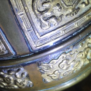 Two Chinese bronze vases, 19th C. — photo 17