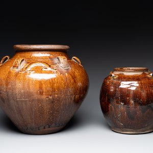 Two Chinese brown-glazed jars, Ming/Qing — photo 2