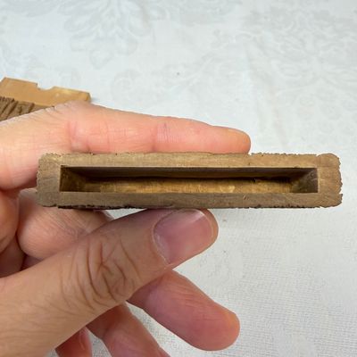 Two Chinese Canton carved wooden card cases and covers — photo 20