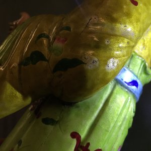Twee figuren van Shou Lao in Canton emaille, 18/19e eeuw — foto 12