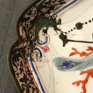 Two Chinese Canton enamel square saucers, Qianlong — photo 19