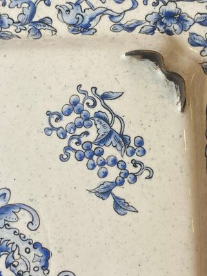 Two Chinese Canton enamel square trays with narrative design, Shou 壽 mark, 18/19th C. — 照片 13