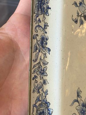Two Chinese Canton enamel square trays with narrative design, Shou 壽 mark, 18/19th C. — 照片 14
