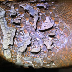 Two Chinese carved bamboo brush pots, 18/19th C. — 照片 27