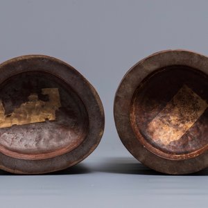 Two Chinese carved bamboo brush pots, 18/19th C. — 照片 6
