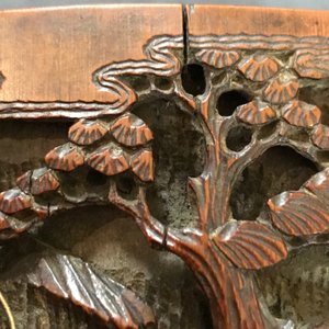 Two Chinese carved bamboo brush pots, 18/19th C. — 照片 10