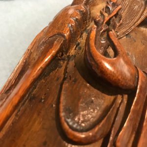 Two Chinese carved bamboo figures, 19th C. — photo 26