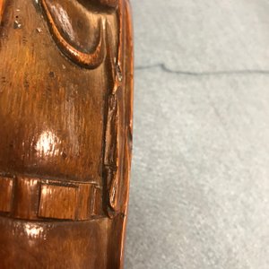 Two Chinese carved bamboo figures, 19th C. — photo 27