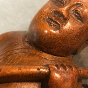 Two Chinese carved bamboo figures, 19th C. — photo 8
