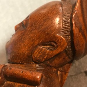 Two Chinese carved bamboo figures, 19th C. — photo 9