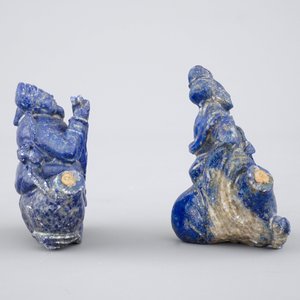 Two Chinese carved Lapis lazuli snuff bottles, 19th C. — photo 5