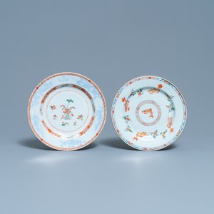Two Chinese chargers and five plates, Kangxi/Qianlong — 照片 8