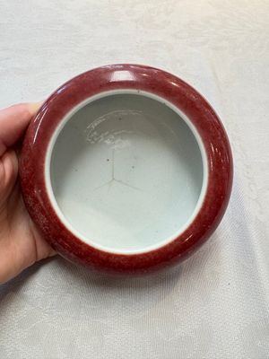 Two Chinese copper-red-glazed brush washers, Kangxi mark, 19th C. — photo 5