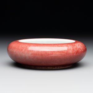 Two Chinese copper-red-glazed brush washers, Kangxi mark, 19th C. — photo 2