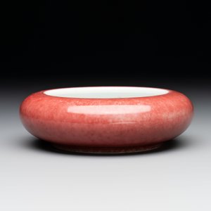 Two Chinese copper-red-glazed brush washers, Kangxi mark, 19th C. — photo 3