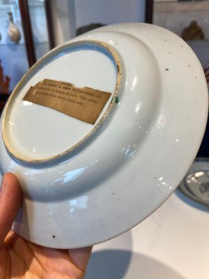 Two Chinese doucai 'South Sea Bubble' plates, Kangxi — photo 15